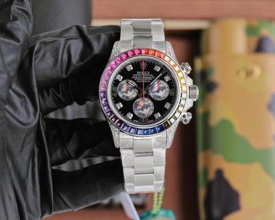 ROLEX Daytona Dandong 7750 Movement 40*12.5MM Rolex Stainless Steel Bands Watch